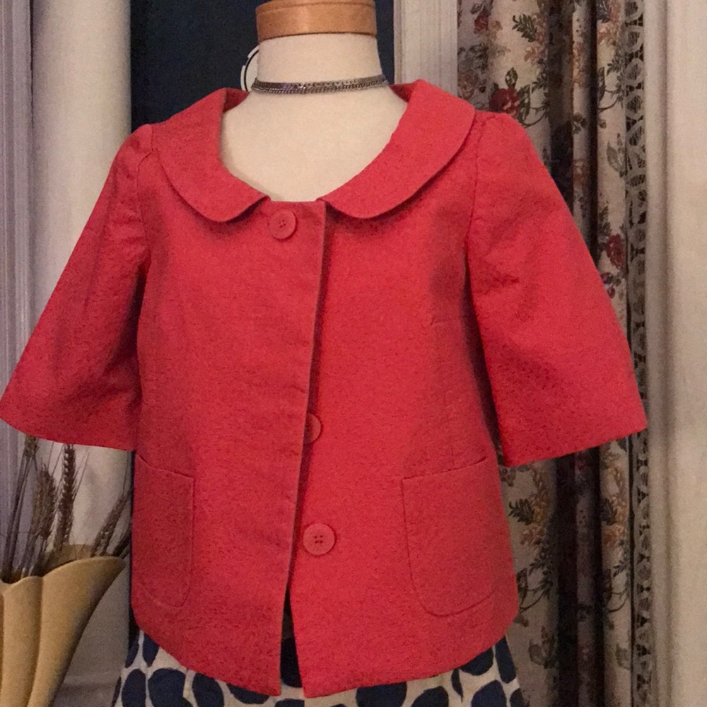 Ann Taylor LOFT Short Sleeve Blazer/ Jacket (8)